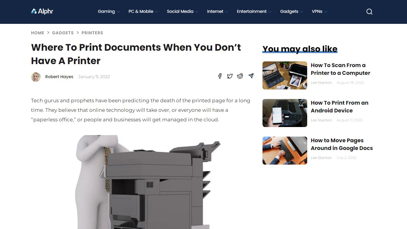 Where to Print Documents When You Don’t Have a Printer - Alphr